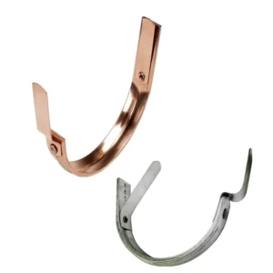 OEM Galvanized Steel Gutter Single side Bracket Mount Half Round Gutter Strap Hangers Aluminium Gutter Bracket