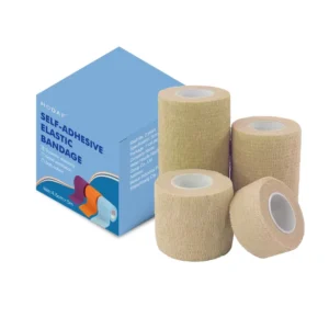 OEM High Elasticity Sport Elastic Bandage Breathable Skin Friendly Wrapping Bandage for Sports Fitness Exercise Flexible Use