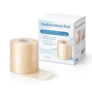 OEM Hydrocolloid Roll Flexible Hydrocolloid Dressing Roll Self Adhesive Gel Sheet Roll for Wound Care