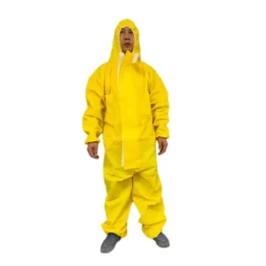 OEM Industrial Chemical Waterproof Microporous Hospital Disposable Safety Protective Clothing Hazmat Coverall Suits