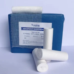 OEM Medical 100% Cotton W.O.W Gauze Roll Wound Dressing for Hospital and Pharmacy