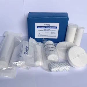 OEM Medical 100% Cotton W.O.W Hemostatic Gauze Bandage Wound Dressing for Hospital and Pharmacy