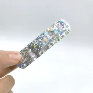 OEM Medical Grade Self Adhesive Breathable Elastic CE Certified Band Aid Laser Pattern Glitter Strips Wound Plaster