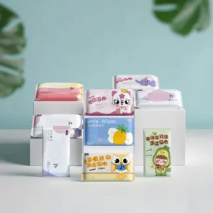 OEM ODM Customizable Eco friendly Antibacterial Extra Soft Non scented Non Woven Baby Wipes for Sensitive Skin Cleansing 15x20cm