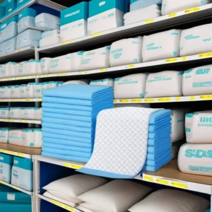 OEM ODM Customize Logo Label Elderly Disposable Nursing Bed Mats 3 Ply Non Woven Fabric ISO CE Certified
