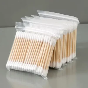 OEM ODM Disposable Cotton Swabs with Wooden Stick Cotton Swabs