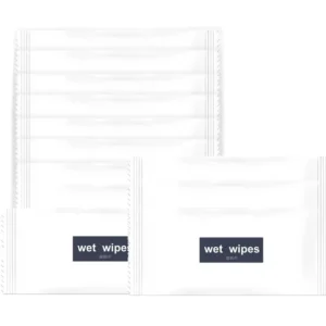 OEM ODM Individually Wrapped Wet Wipes Disposable Single Pack Sanitizing Wipes for Travel Hotel Restaurant Daily Use