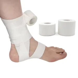 OEM ODM Zinc Oxide Tape Cotton Athletic Sports Adhesive Rigid Strapping Medical Bandage for Ankle Wrist Finger Joint Wrap