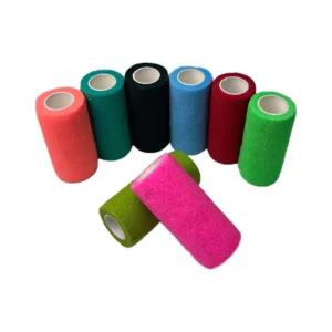 OEM Self Adhesive Sports Tape Vet Bandage Non woven Cohesive Wrap