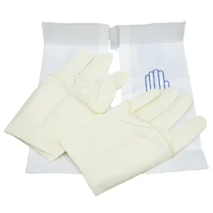 OEM Sterile Surgical Latex Gloves Medical Examination Textured Full Surface 6mil Thickness Disposable Customizable
