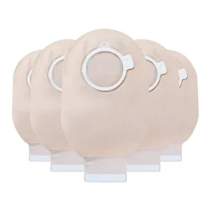OEM Two Piece Opaque High Barrier Far Infrared Disinfecting CE Certified 15*26cm Colostomy Ostomy Bags for Ileostomy Stoma Care