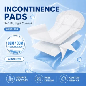 OEM Ultra Thin Sanitary Pad Private Label Leak Proof Pads for Men’s Diaper Incontinence Pad