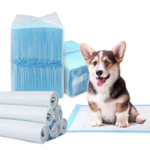 OEM Waterproof Puppy Diapers Disposable Pet Pee Absorption Wood Wee Pads Custom SAP Paper Dog Potty Training Cats