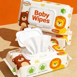 OEM Wet Wipes Manufacturer 100 Pcs Natural Hypoallergenic Baby Wipes for Sensitive Skin