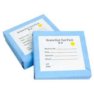 OTS Superfine Steam Sterilizer Medical Bowie-Dick Test Card Kit Model OTS-BD Yellow Black Color Change