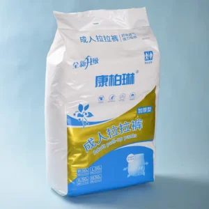 Oem Comfort Soft Super Disposable Cotton High Absorbency 3D Leak Prevention Incontinence Medical Pull up Adult Diaper