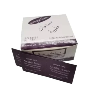Oem Odm Non woven Disposable Alcohol Pad Customized Logo Ecofriendly Alcohol Swab