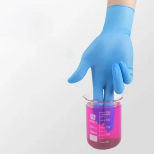 Oil and Water Resistant Disposable Nitrile Gloves Powder Free Cleanroom Exam Gloves for Industrial Hand and Arm Protection