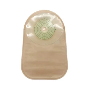 One Piece Colostomy Bag Ostomy Bag with Opaque Non woven Fabric Outer Lining for Medical Ostomy Care