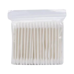 One Point One Flat 75pcs Cotton Swabs Sticks Eco friendly Makeup Cleaning of Ear Cotton Buds in Blister Card