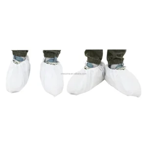 One Size Fits All Disposable Shoe Covers Non Sterile Non Woven Waterproof Breathable 2 Year Shelf Life Class I Medical