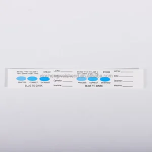 One Time Use Class5 Integrator Steam Chemical Sterilization Indicator Strips for Surgical Instruments