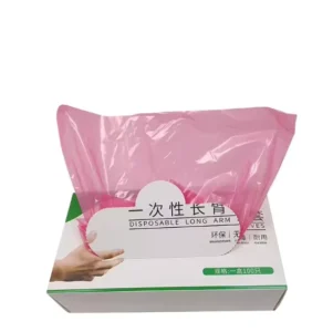 One piece Eco Friendly Durable Plastic Gloves Long Sleeves Arms for Veterinary Examinations Animal Hospitals Artificial
