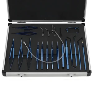 Ophthalmic Titanium Alloy Professional Medical Microsurgery Surgical Instruments Forceps Kit Set for Ophthalmic Surgery