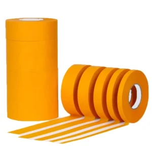 Orange Paper Tape Gold Tape Anti UV 14-30 Days Masking Paper Tape for Painter