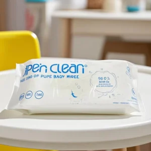 Organic Cotton Non Woven GMPC Certified Food Graded Flushable Biodegradable Baby Antibacterial Soft Wipes Aloe Vera Fragrance