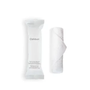 Oshibori Moist Cotton Wipes Degradable Wet Towel for Face Refreshment Eco-Friendly Cleansing Wipes