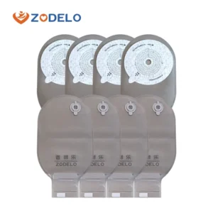 Ostomy Bag Customized CE Medical Disposable Far Infrared Disinfecting One Piece Stoma Pouch 15x27cm 3-Year for Hospital