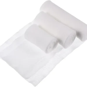PBT Elastic Band Stretchable Absorbent Gauze Bandage for Wound Care Fracture First Aid