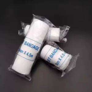 PBT Elastic Bandage Medical First Aid 5CM*4.5M 70% Polyester 30% Viscose CE Certified Class I