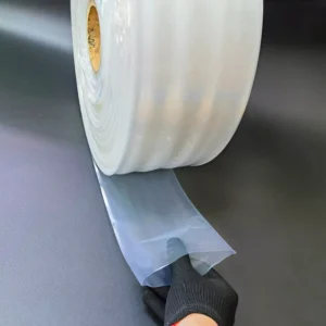 PE Layflat Poly Tubing Roll Custom Size Width 1-100cm Printed Poly Tube Bags for Curtains Carpets Seafood Packaging