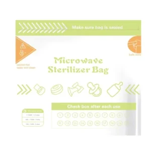 PE Material Microwave Steam Heating Baby Bottle Sterilization Portable Reusable Mark Sterilization Packaging Bag
