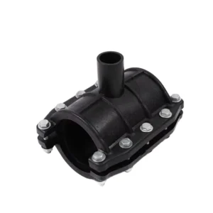 PE Topping Saddle HDPE Pipe Fittings Clamp Saddle for Irrigation