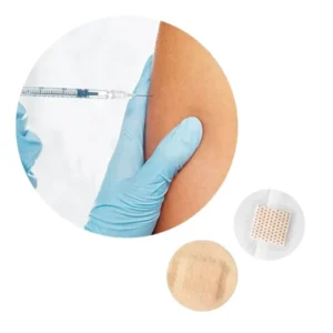 PE Vaccine Patch Spot Waterproof Adhesive Band Aid Plaster 22mm 100pcs box CE Certified Class I EO