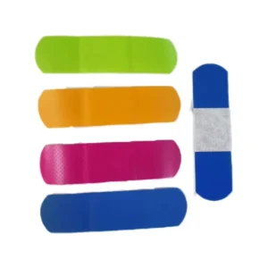 PE Waterproof Safety Medical Adhesive Bandages Neon Color CE Certified Custom Printed Band Aids