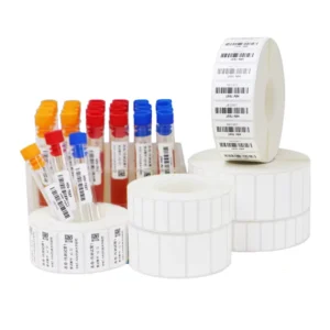 PET Adhesive Medical Cryo Label -196C Nitrogen Laboratory Low Temp Resistant Rolls Packing Sealing Anti Counterfeit Thermal
