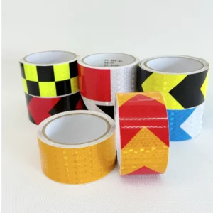 PET PVC Warning Tape Arrow Guide Arrow Reflective Film Directional Sign Direction Signs Night Reminder Truck Reflective Sticker