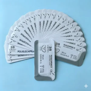 PGCL Poliglecaprone 25 Absorbable Needle for Spay and Neuter Surgery Veterinary Soft Tissue Procedures