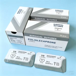 PGCL Suture Sterile High Initial Tensile Strength Monofilament for Plastic and General Surgery