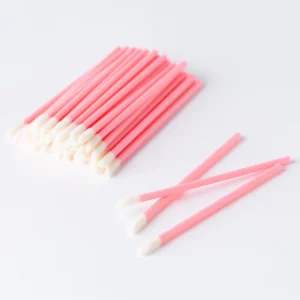 POPU 50PCS Bag Disposable 7cm Wood Cotton Swab