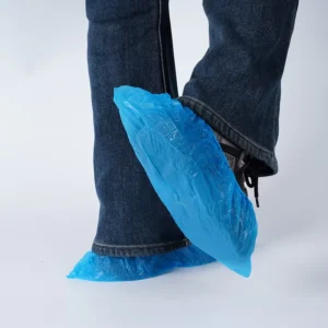 PP Non Woven Disposable Cleanroom CPE Shoe Covers Medical Safety Product for Hospital Use