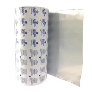 PRINTED & COATED ALUMINIUM FOIL PAPER for ALCOHOL PREP PAD and CLEANING TISSUE