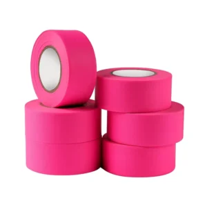PVC Detectable Fade Less High Visible Fadeless Neon Red Non adhesive Pink Surveyor Marking Tape