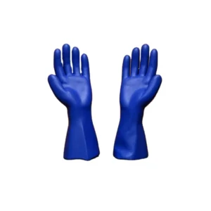 PVC Dipped Gloves General Purpose Safety Gloves Cut Resistant Oil Repellent 45CM Work Gloves