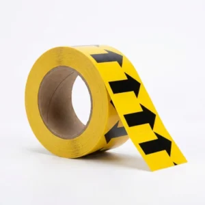 PVC Directional Floor Marking Arrow Tape for Warehouse Safety Heavy Duty Industrial Lane Marking Tape Waterproof Wear Resistant
