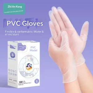 PVC Disposable Gloves for Massage and Household Chores Thickened Food-Grade